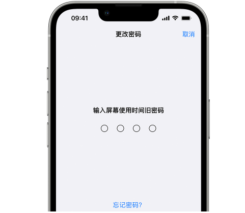 宣汉iPhone屏幕维修分享iPhone屏幕使用时间密码忘记了怎么办 