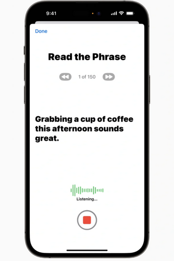 宣汉apple维修站分享iPhone在15分钟内可学会并模仿你的声音