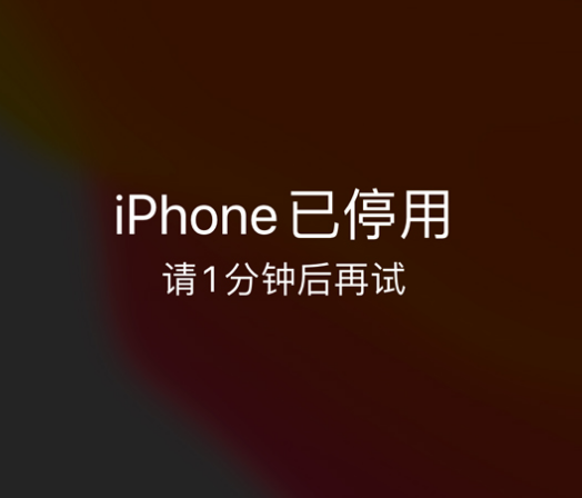 宣汉苹果手机维修分享:iPhone 显示“不可用”或“已停用”怎么办？还能保留数据吗？ 