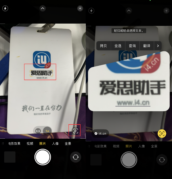 宣汉苹果手机维修分享升级iOS 16后如何通过相机翻译文本 