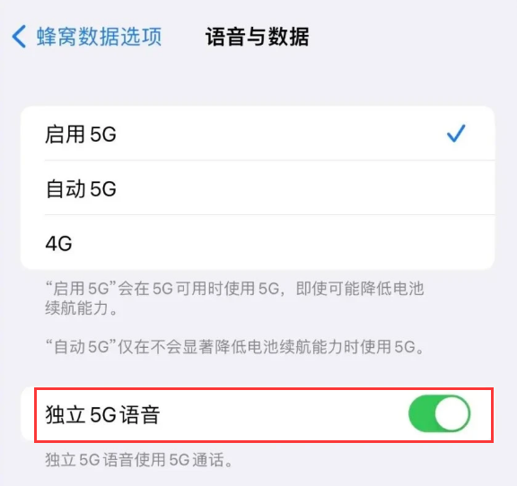 宣汉苹果14维修分享iPhone 14 Pro如何开启VoNR 